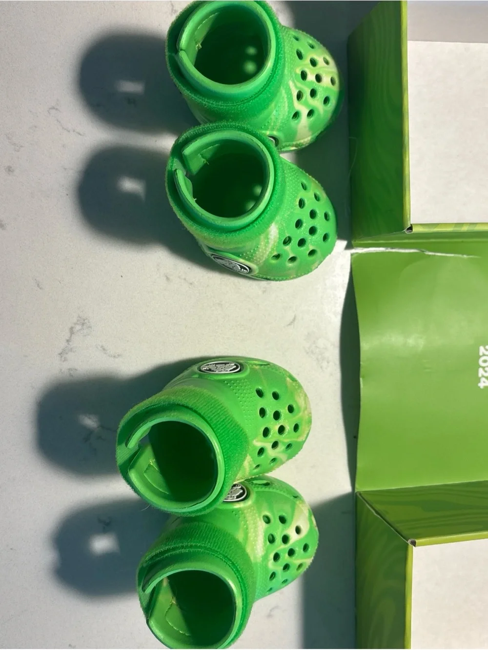 BARK CROCS Dog Limited Edition BARK Boots Green Slime MEDIUM Croctober 2024 New